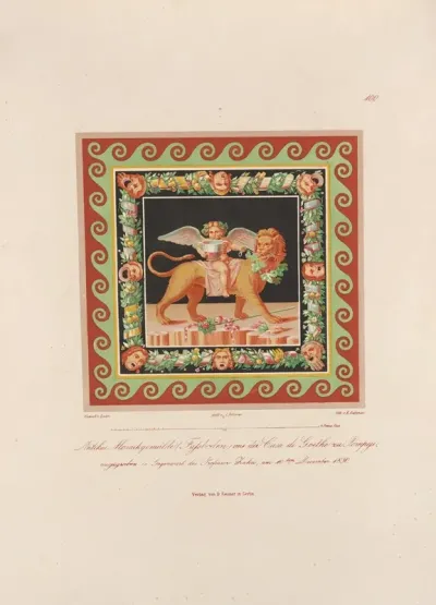 Ornamente Aller Klassischen Kunst Epochen Nach Den Originalien In Ihren Eigenthümlichen Farben Pl 100