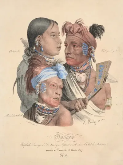 Osages Primitive Tribes Of North America In The State Of Missouri