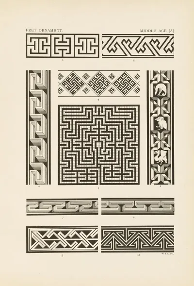 Outlines Of Ornament In The Leading Styles Pl 03