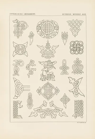Outlines Of Ornament In The Leading Styles Pl 08