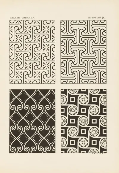 Outlines Of Ornament In The Leading Styles Pl 18