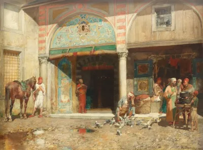 Outside The Mosque 4