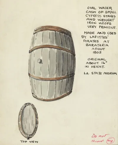 Oval Water Cask