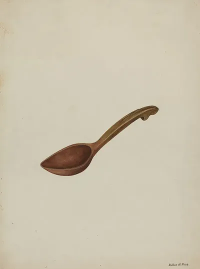 Oval Wooden Spoon