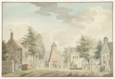 Overveen Klokhuis Oostzijde Herberg Van Ouds Het Raadhuis En Omgeving