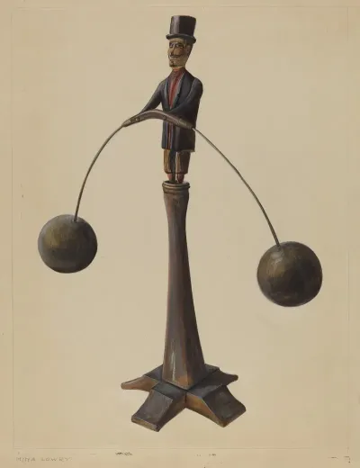 Pa German Balancing Man