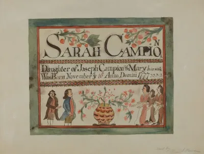 Pa German Birth Certificate 10