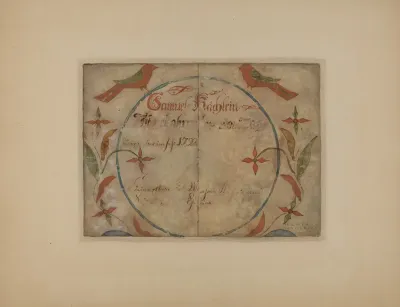 Pa German Birth Certificate 6