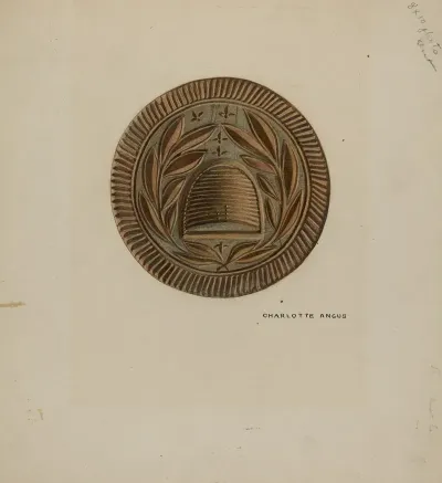 Pa German Butter Mold 22