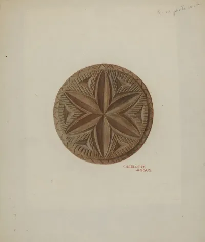 Pa German Butter Mold 26