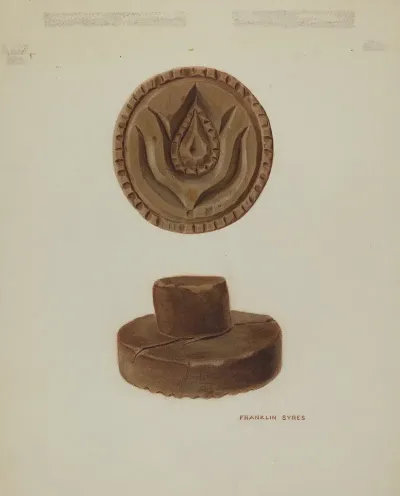 Pa German Butter Mold 8