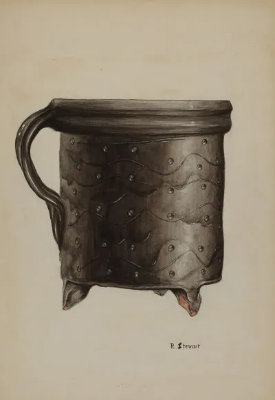 Pa German Cheese Strainer 3