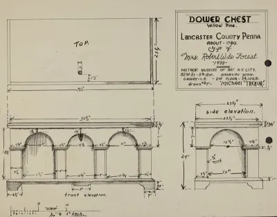 Pa German Dower Chest 11