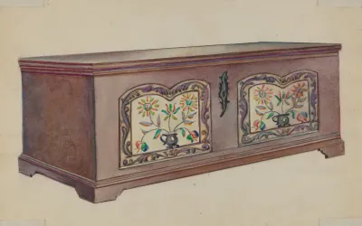 Pa German Dower Chest 3