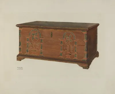 Pa German Dower Chest 4