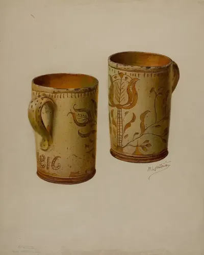 Pa German Drinking Mug