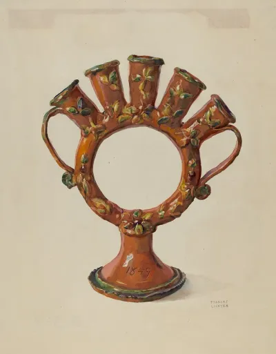 Pa German Flower Holder