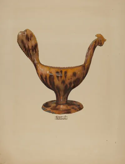 Pa German Gravy Boat