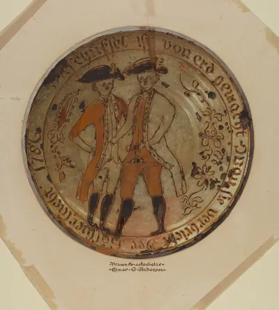 Pa German Pie Plate 4