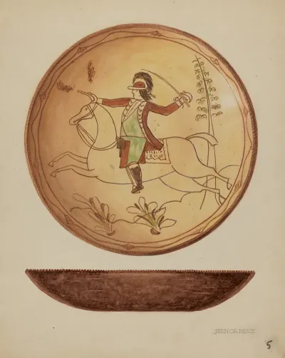 Pa German Pie Plate 7