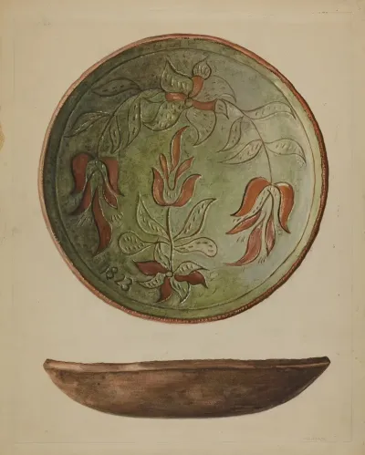 Pa German Plate 14