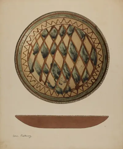 Pa German Plate