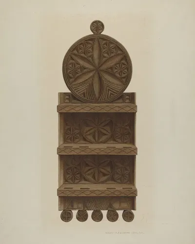 Pa German Spoon Rack