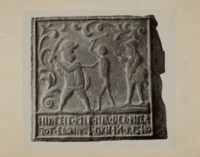 Pa German Stove Plate 10