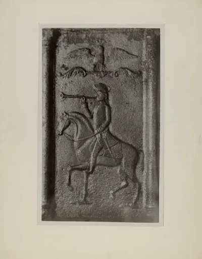 Pa German Stove Plate 14