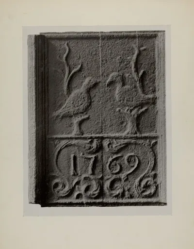 Pa German Stove Plate 15