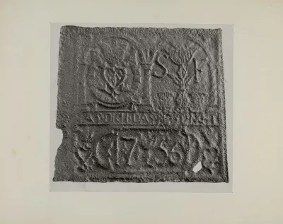 Pa German Stove Plate 18
