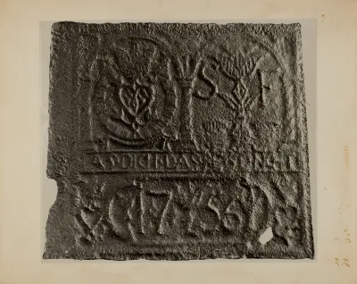 Pa German Stove Plate 6