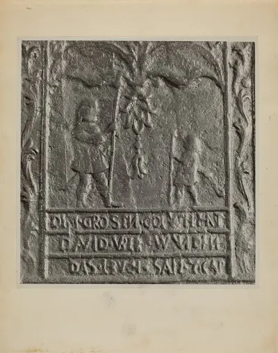 Pa German Stove Plate 7