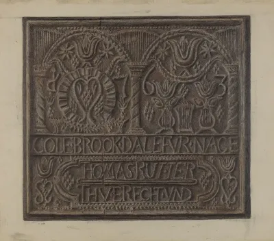 Pa German Stove Plate