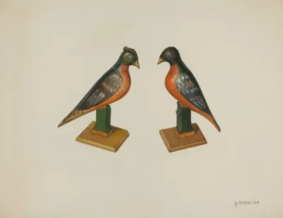 Pa German Toy Birds