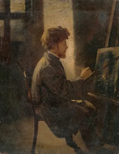 Painter At Work
