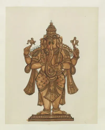 Paintings From The Chidambaram Shrine Pl 105