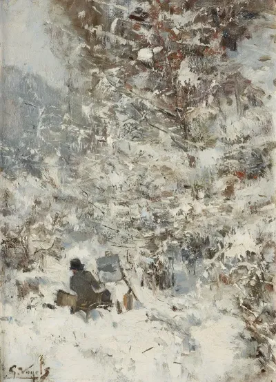 Pantazis In De Sneeuw