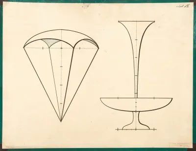 Parachute Dish With Fountain