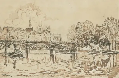 Paris La Passerelle Des Arts