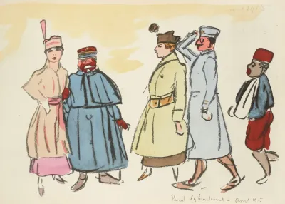 Paris Les Boulevards Avril 1915