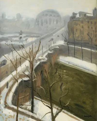 Paris Pont Neuf Fin De La Neige