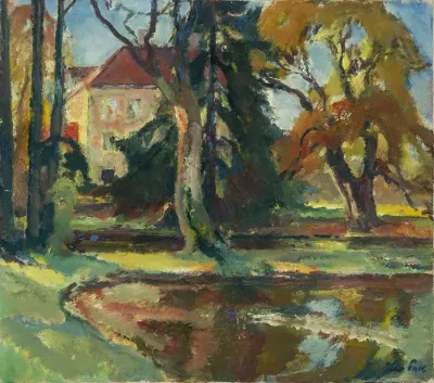 Park Von Schloss Fusberg In Gauting