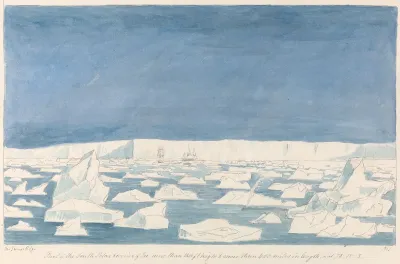 Part Of The South Pole Barrier To 180 Feet Above Sea Level 1000 Feet Thick And 450 Miles In Length 2