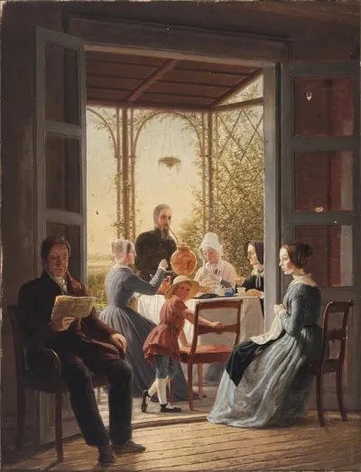 Parti Fra Sophiehoj Ved Gisselfeldt