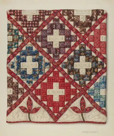 Patchwork Quilt 35