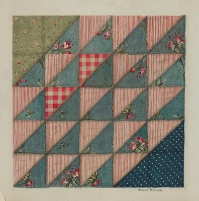 Patchwork Quilt 44