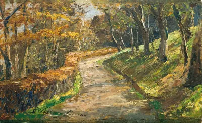 Pathway In Early Spring