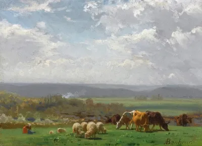 Paturage En Auvergne
