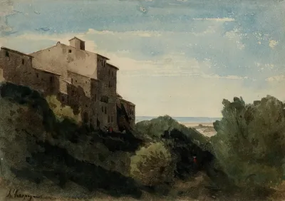 Paysage A Larricia Pres De Rome